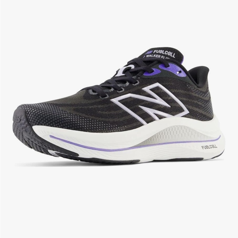 New Balance Black and Purple walking sneakers
